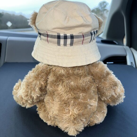 Burberry Fragrances Plush Teddy Bear With Hat Collectors Item 2006 Retired HTF - Picture 7 of 12